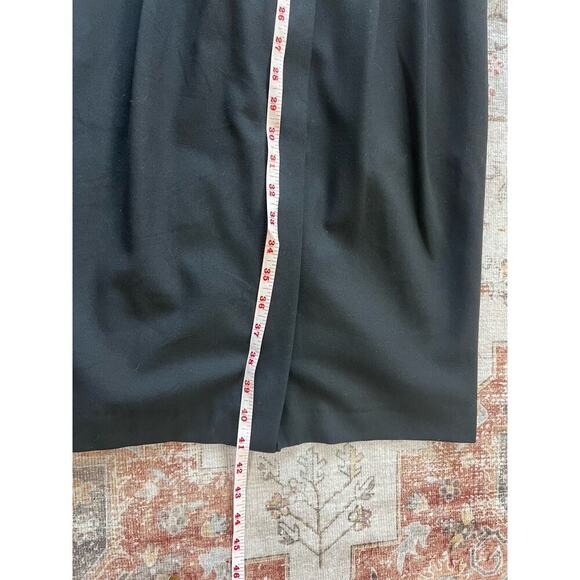 Ganni Pleated Midi Dress Womens Size XS Black Office - Picture 5 of 10